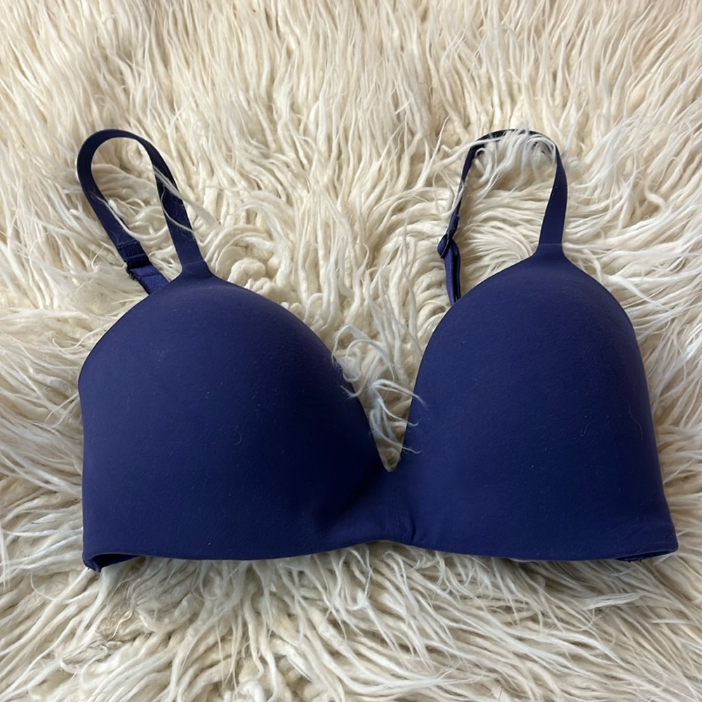 Wacoal Comfort First Wire Free T-Shirt Bra, Blue 30DD